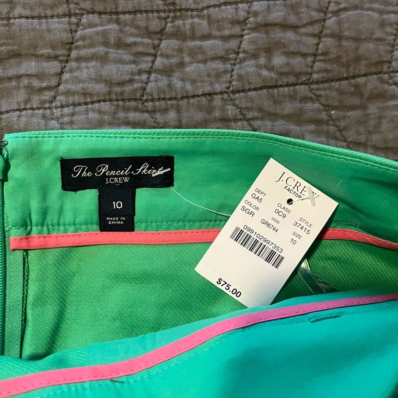 NWT J Crew Pencil Skirt - Picture 3 of 7